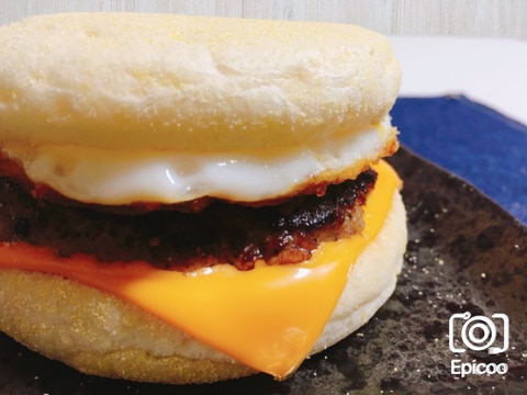 朝マック風ソーセージエッグマフィン